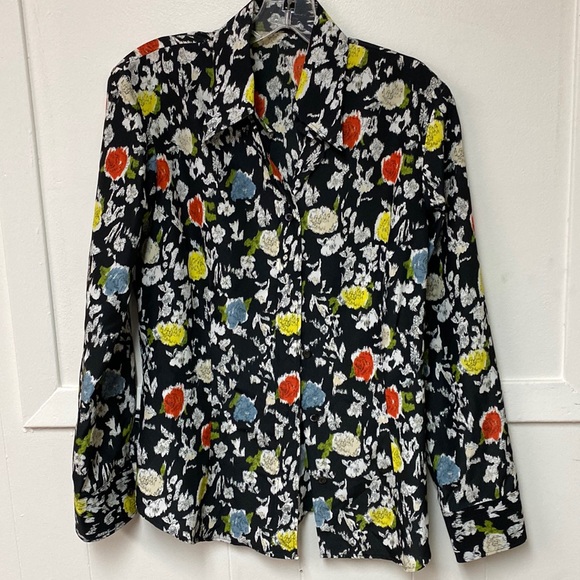 Alberto Biani Made in Italy 🇮🇹 Beautiful Print ButtonDown Shirt - Picture 1 of 13